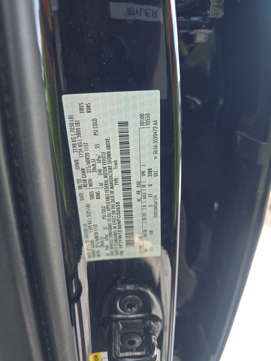 2022 Ford F-150 Lariat AWD