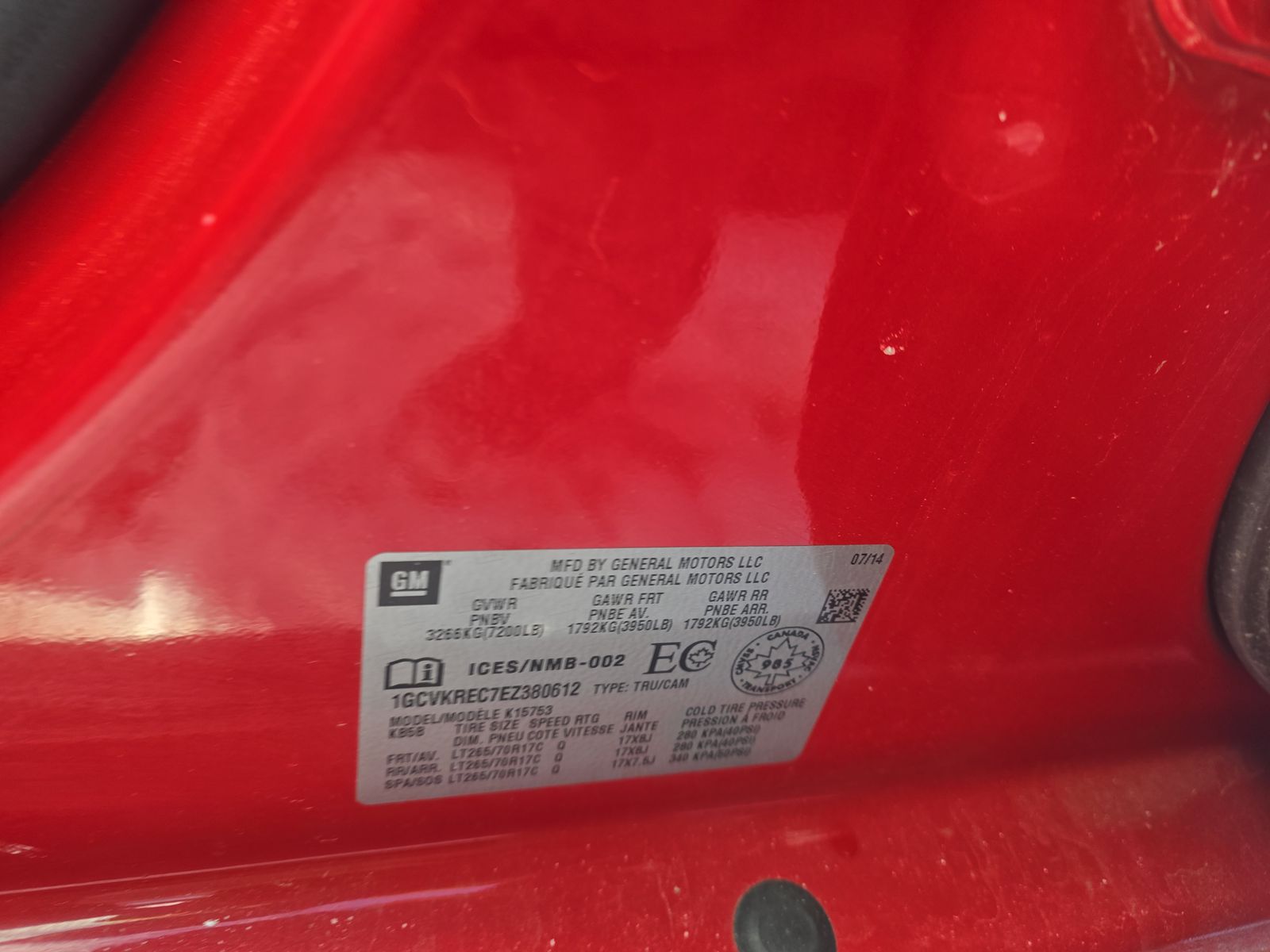 2014 Chevrolet Silverado 1500 LT AWD