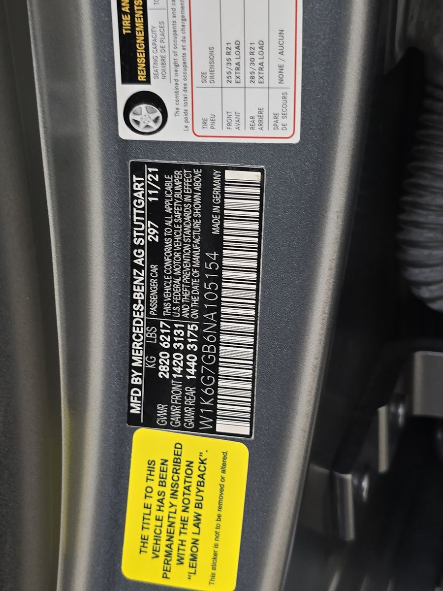 2022 Mercedes-Benz S-Class S 580 AWD