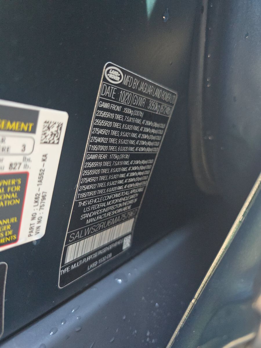 2021 Land Rover Range Rover Sport HST AWD