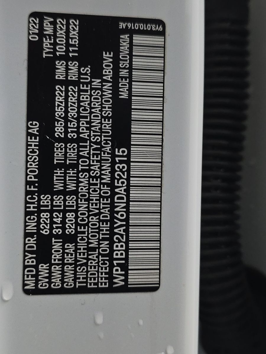 2022 Porsche Cayenne S AWD