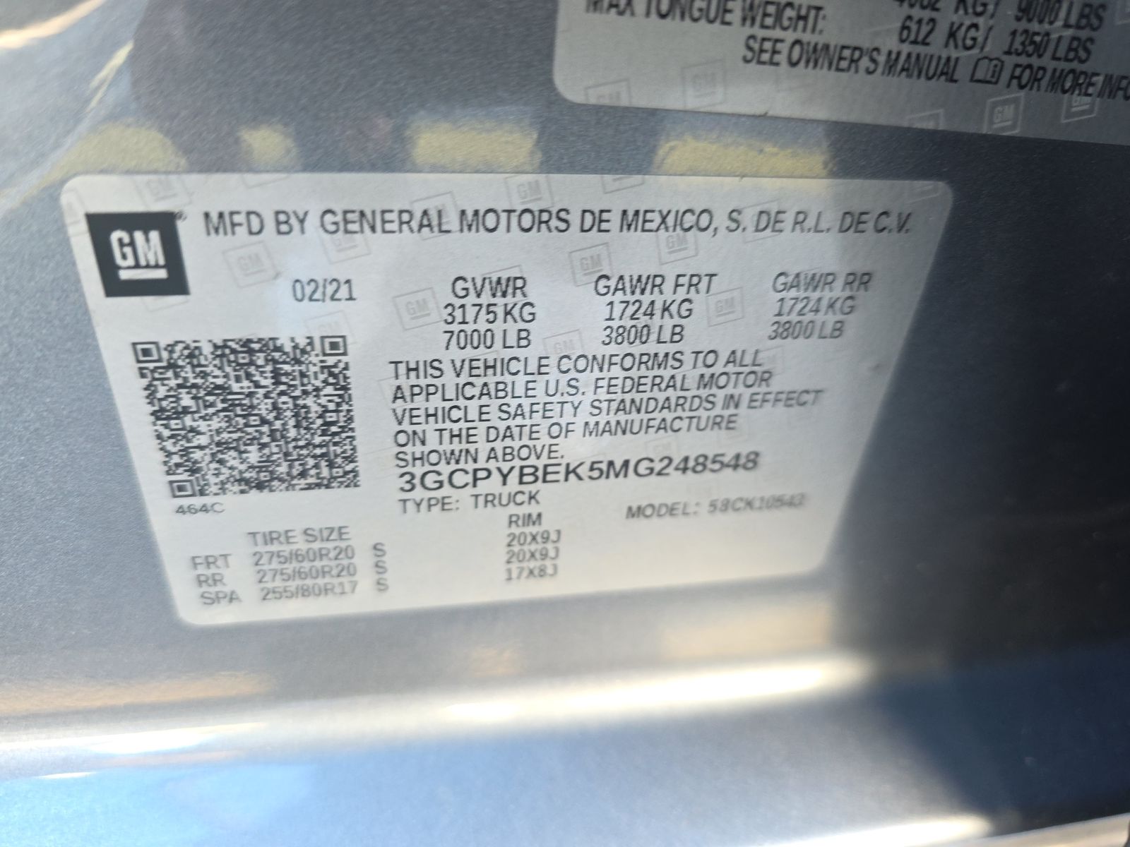 2021 Chevrolet Silverado 1500 Custom AWD