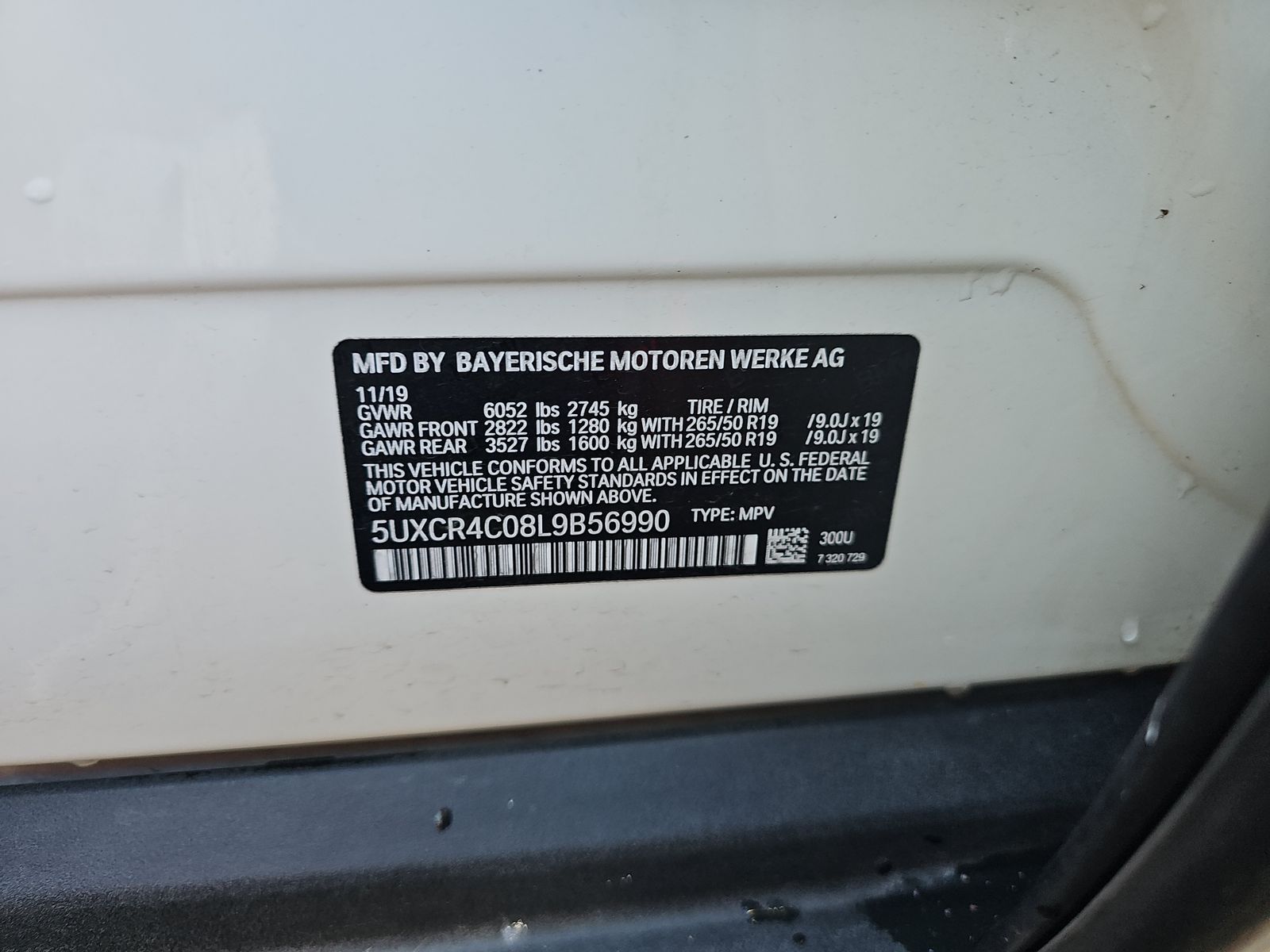 2020 BMW X5 sDrive40i RWD