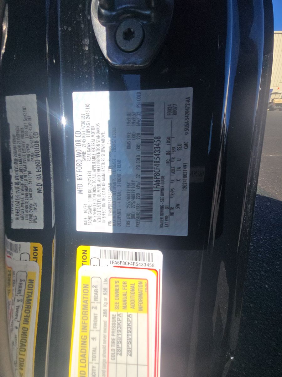 2024 Ford Mustang GT Premium RWD