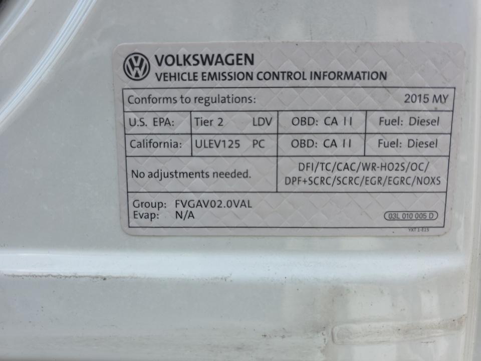 2015 Volkswagen Golf 2.0L TDI S FWD