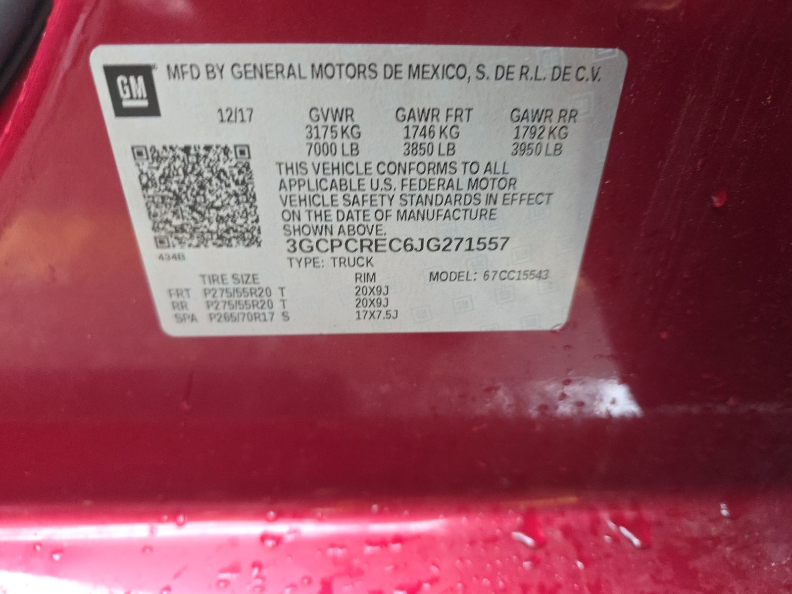 2018 Chevrolet Silverado 1500 LT RWD