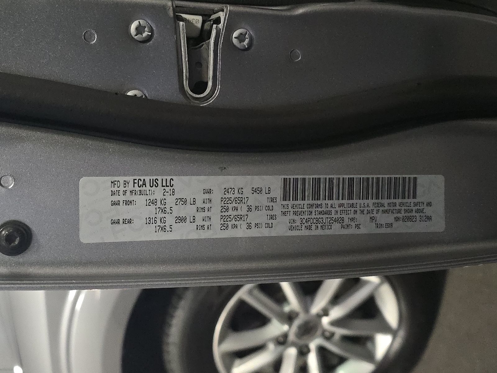 2018 Dodge Journey SXT FWD
