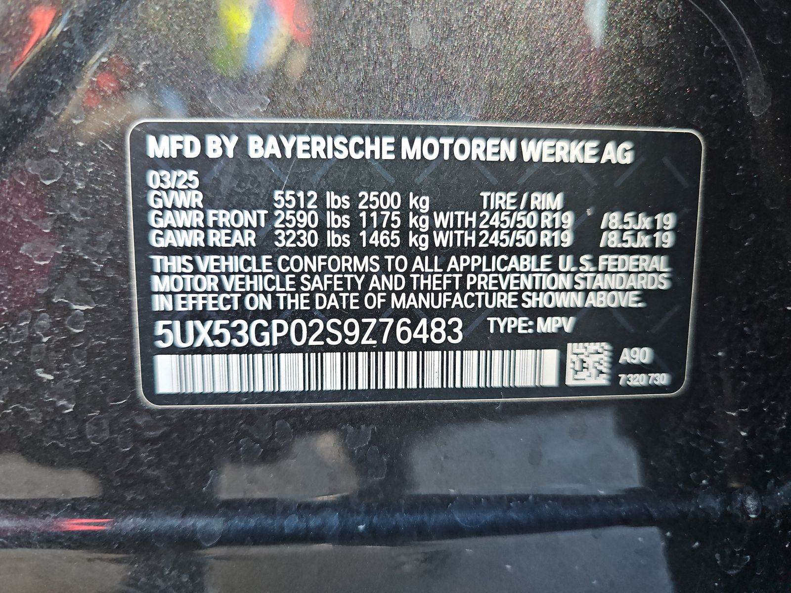 2025 BMW X3 xDrive30i AWD