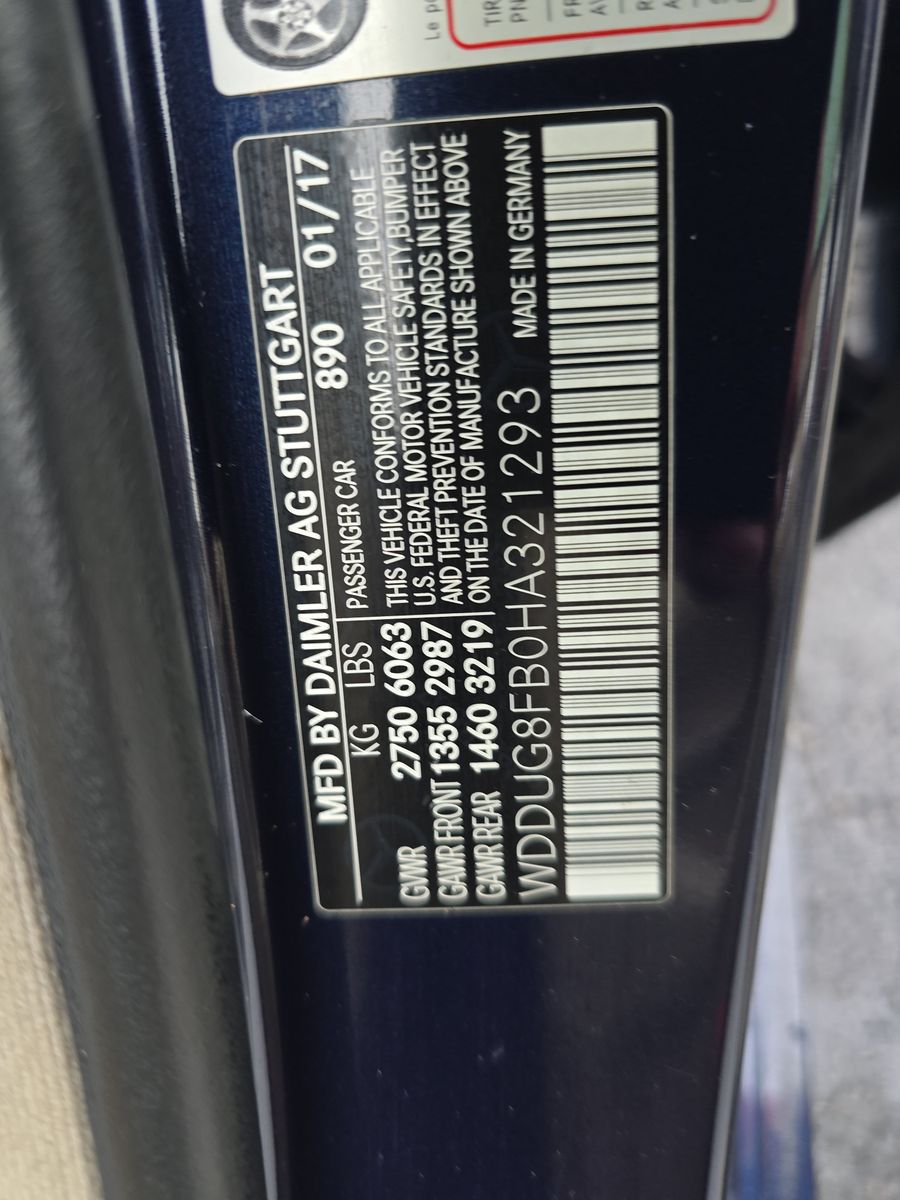 2017 Mercedes-Benz S-Class S 550 AWD