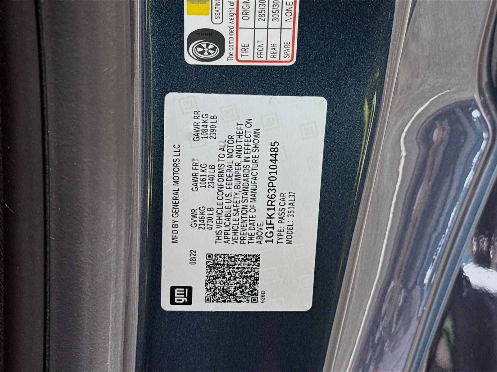 2023 Chevrolet Camaro ZL1 RWD