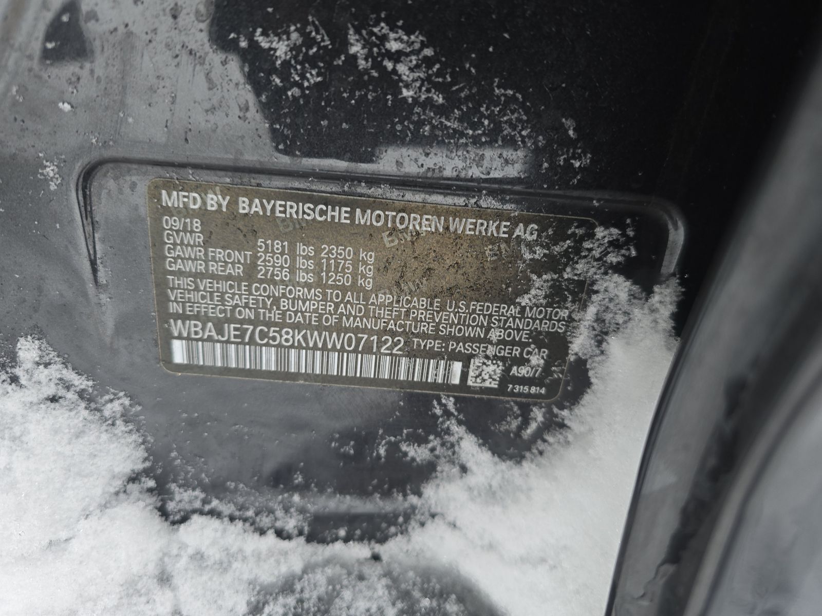 2019 BMW 5 Series 540i xDrive AWD