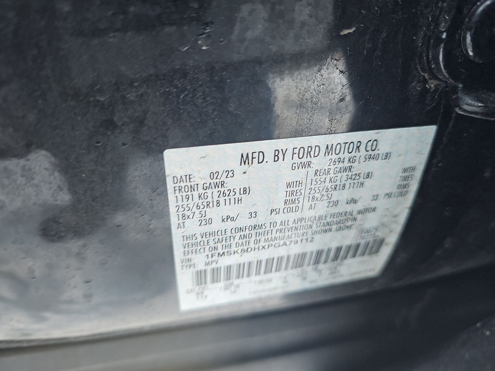 2023 Ford Explorer XLT AWD