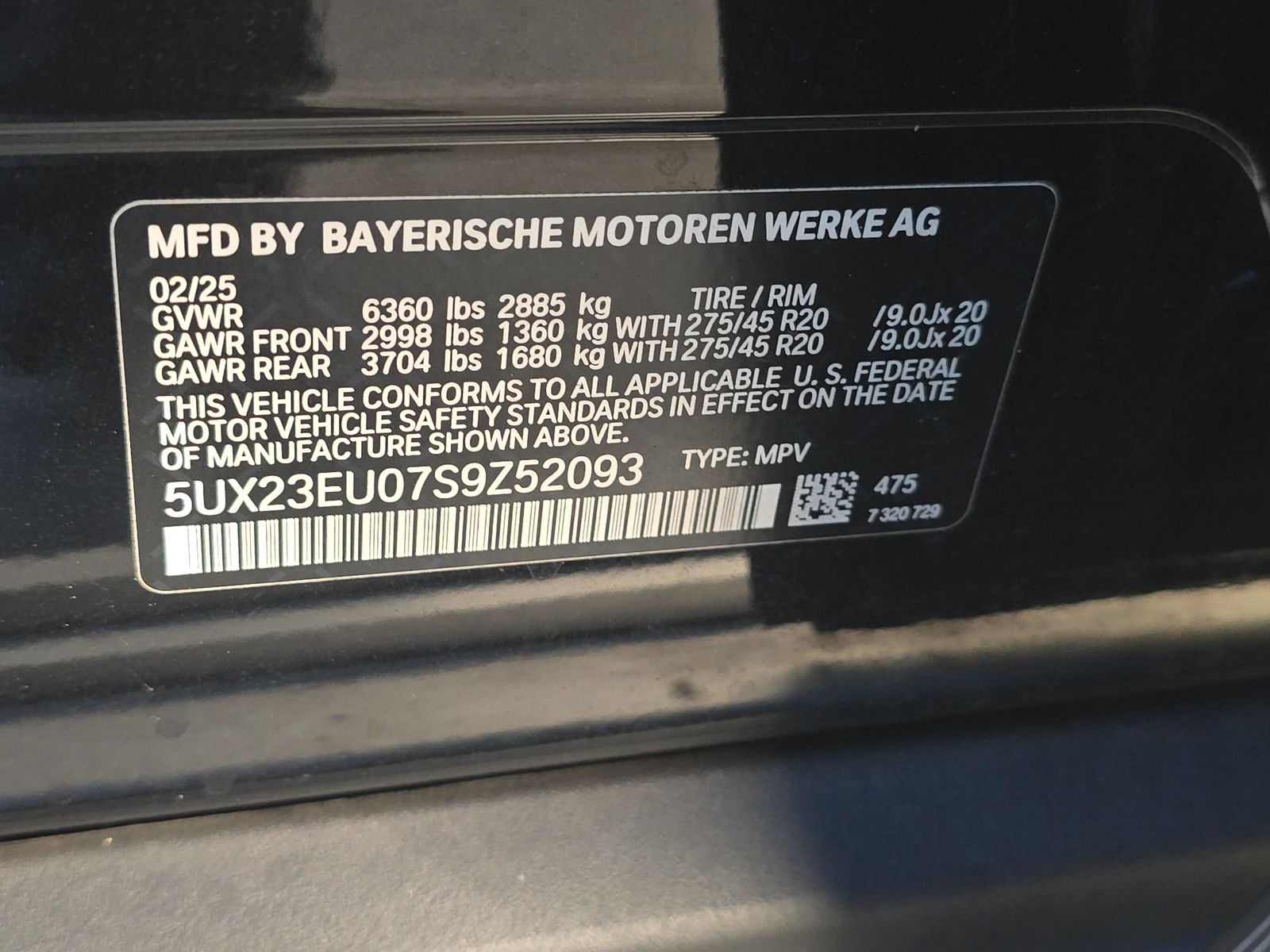 2025 BMW X5 xDrive40i AWD