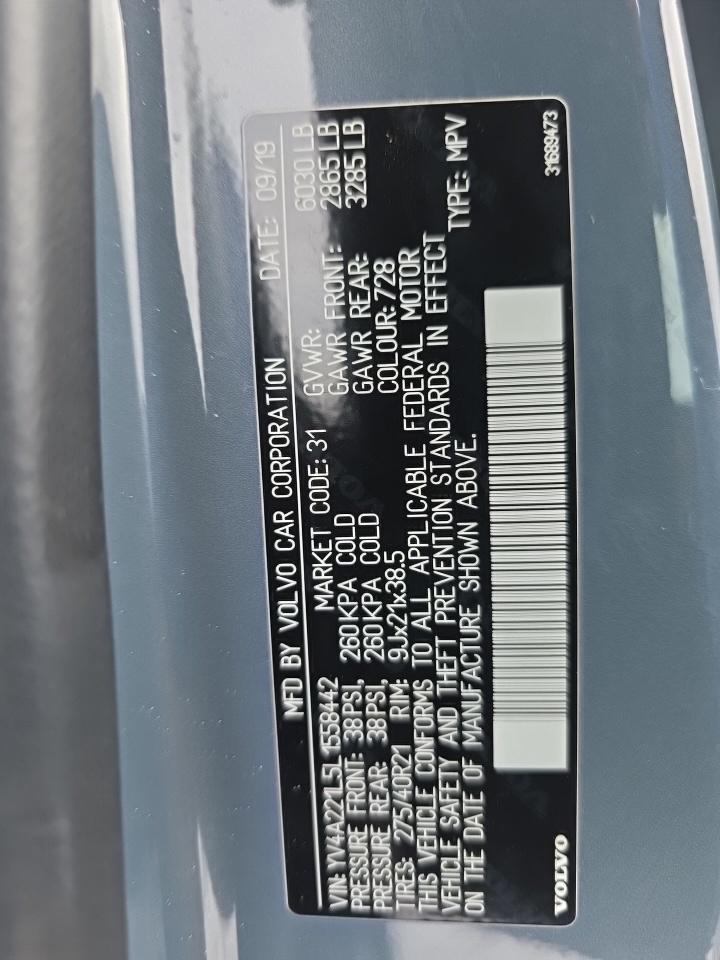 2020 Volvo XC90 T6 Inscription AWD