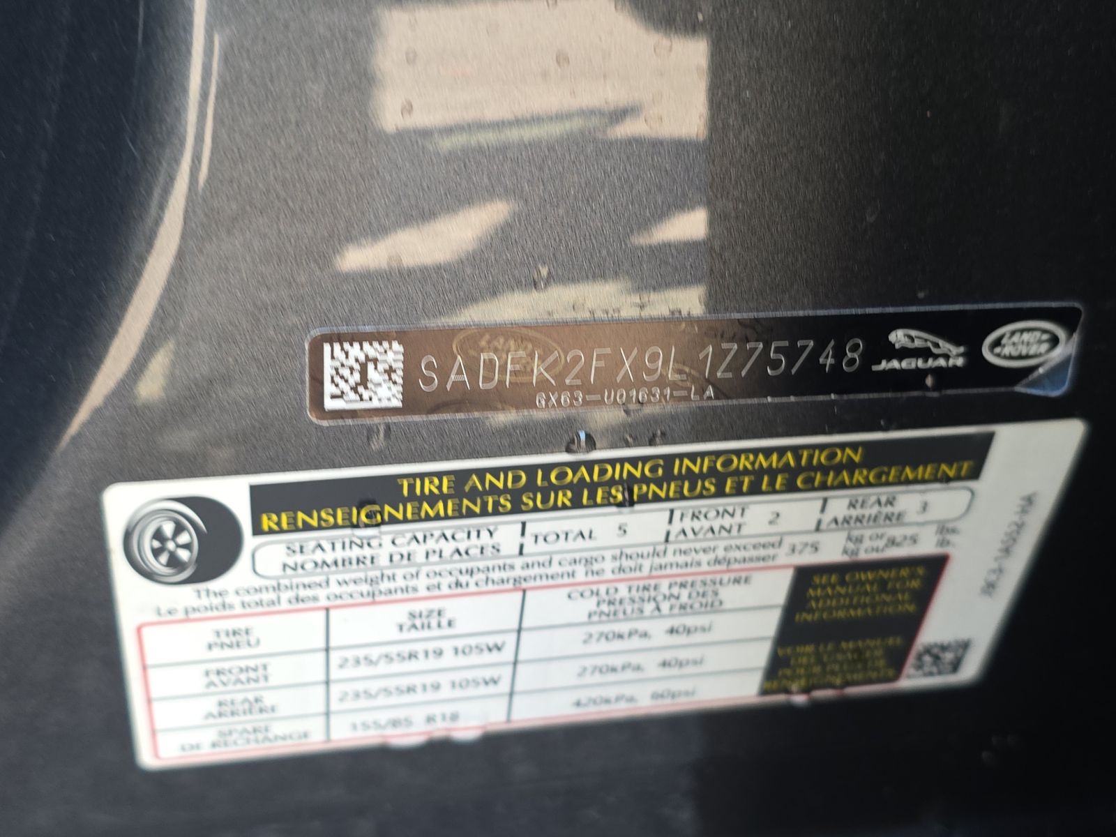 2020 Jaguar E-PACE Base AWD