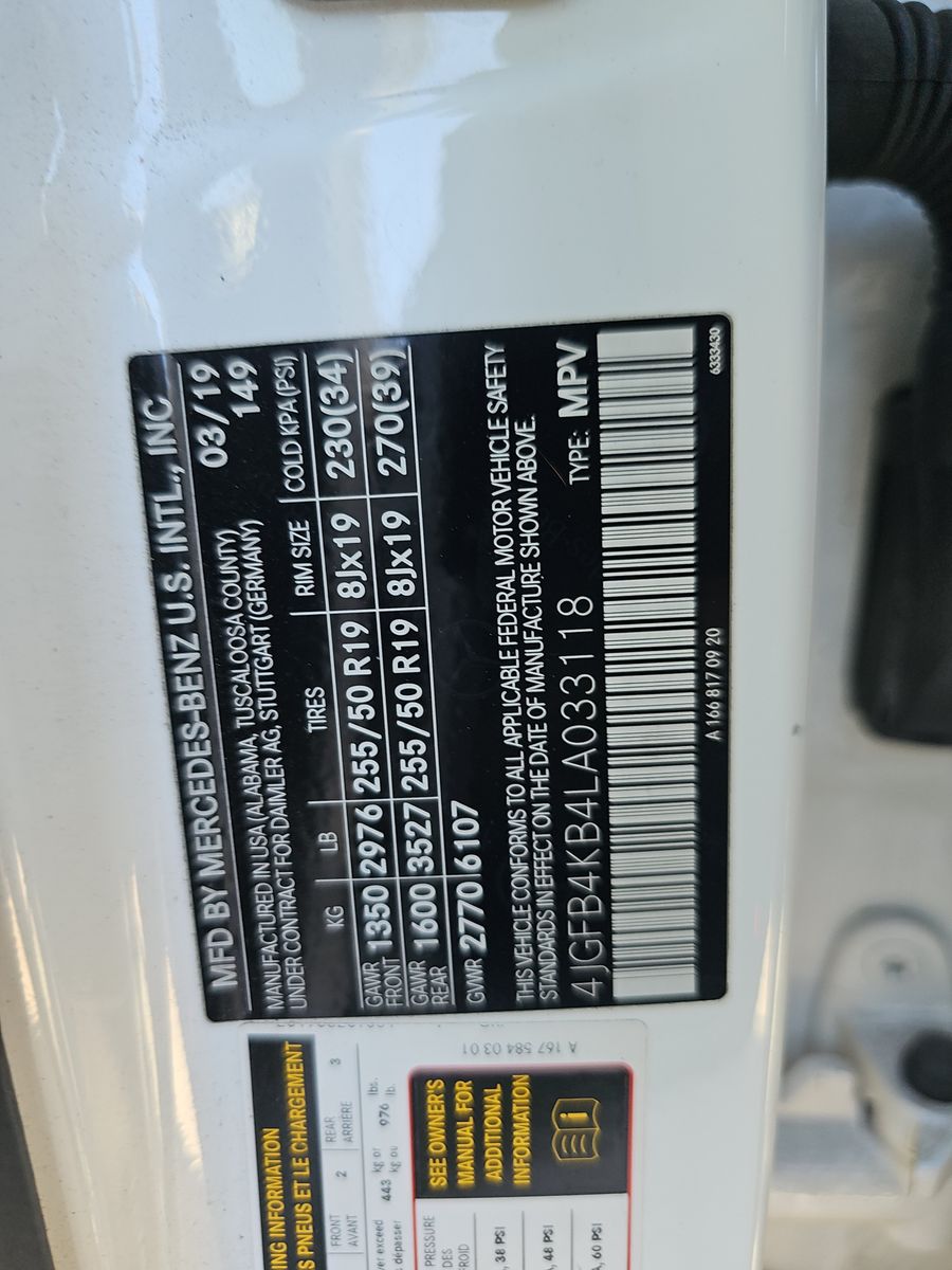 2020 Mercedes-Benz GLE GLE 350 AWD