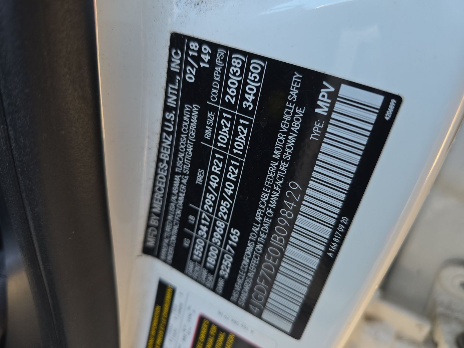 2018 Mercedes-Benz GLS GLS 550 AWD