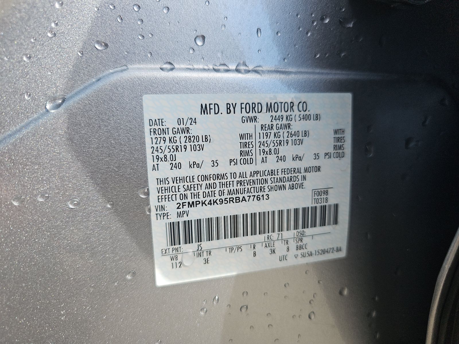 2024 Ford Edge Titanium AWD