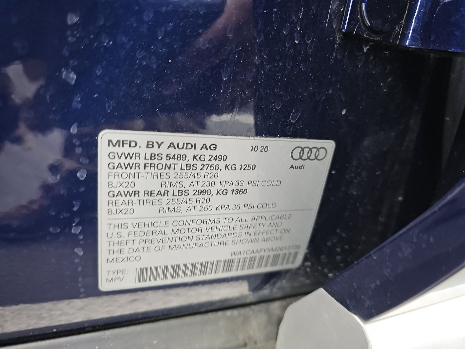 2021 Audi Q5 Prestige AWD