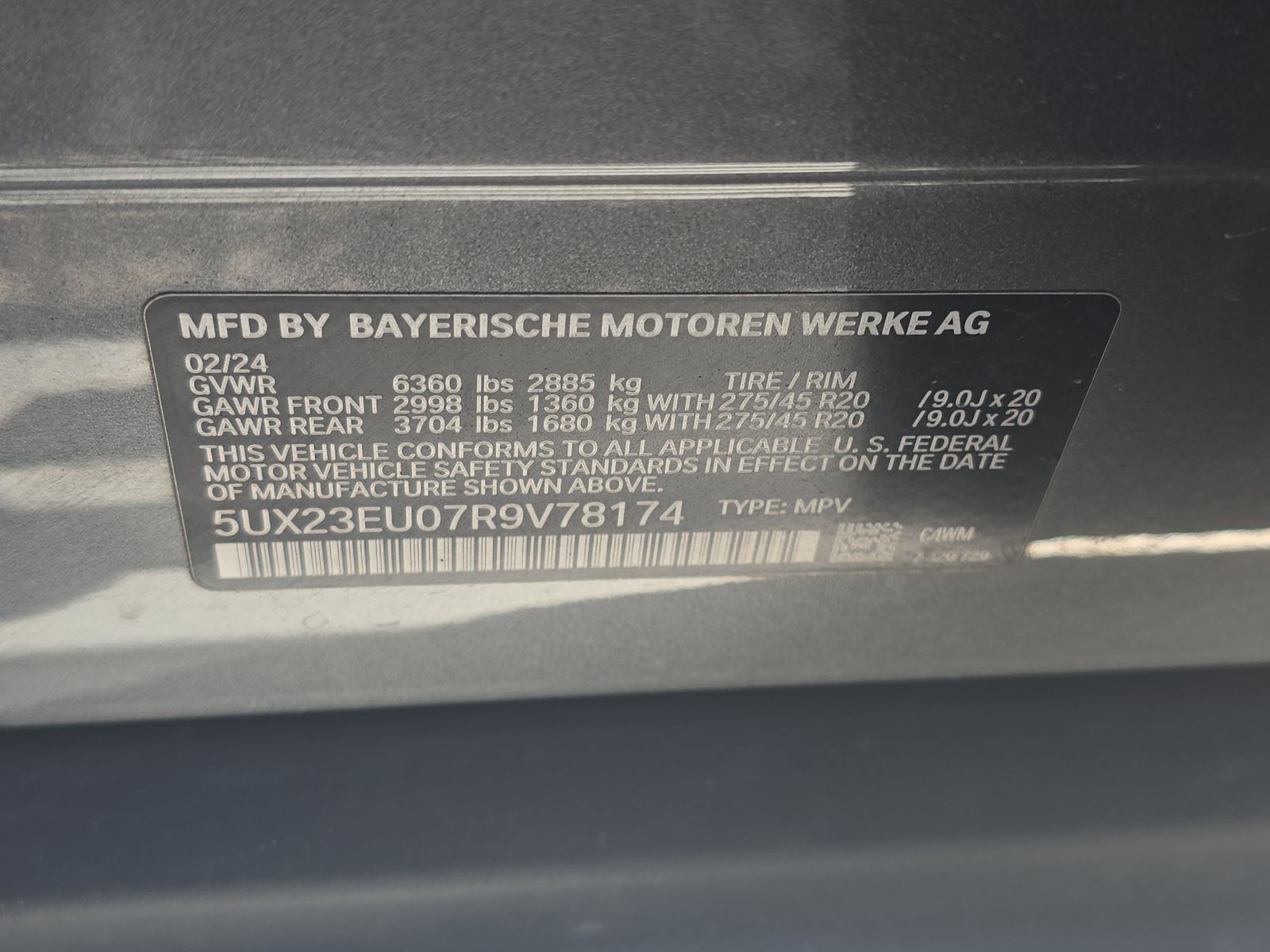 2024 BMW X5 xDrive40i AWD