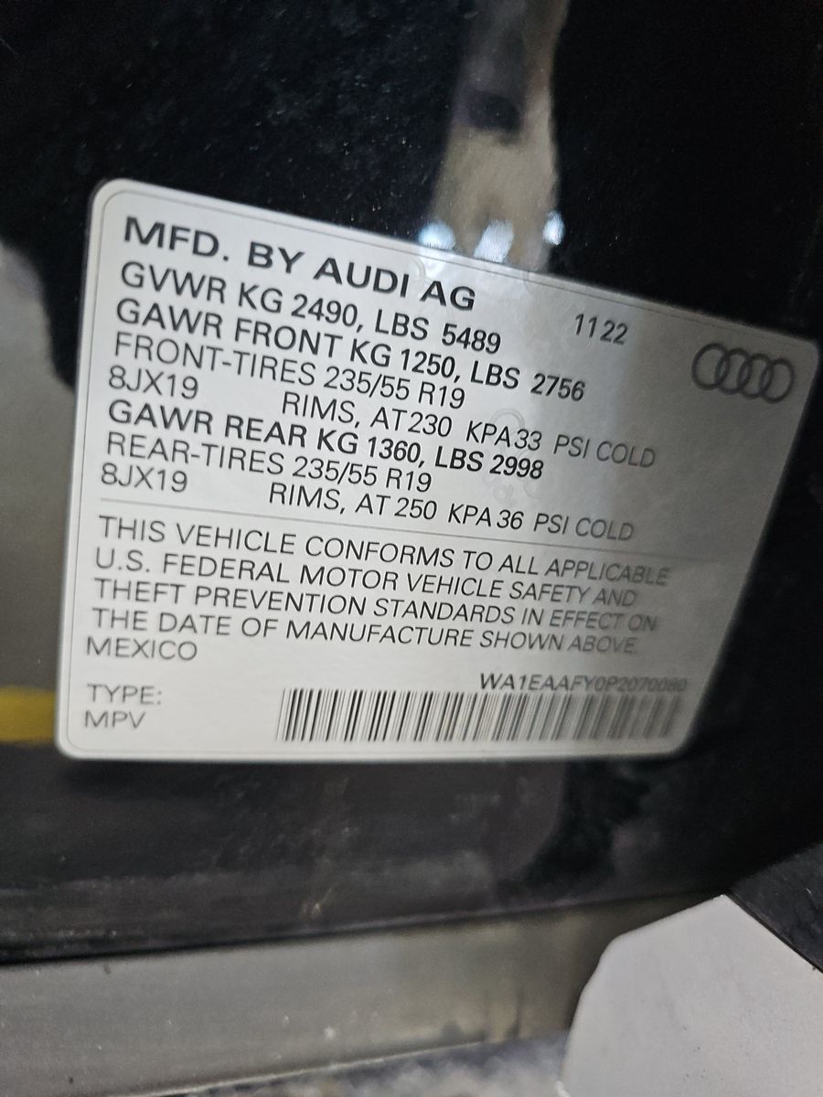 2023 Audi Q5 S line Premium Plus AWD