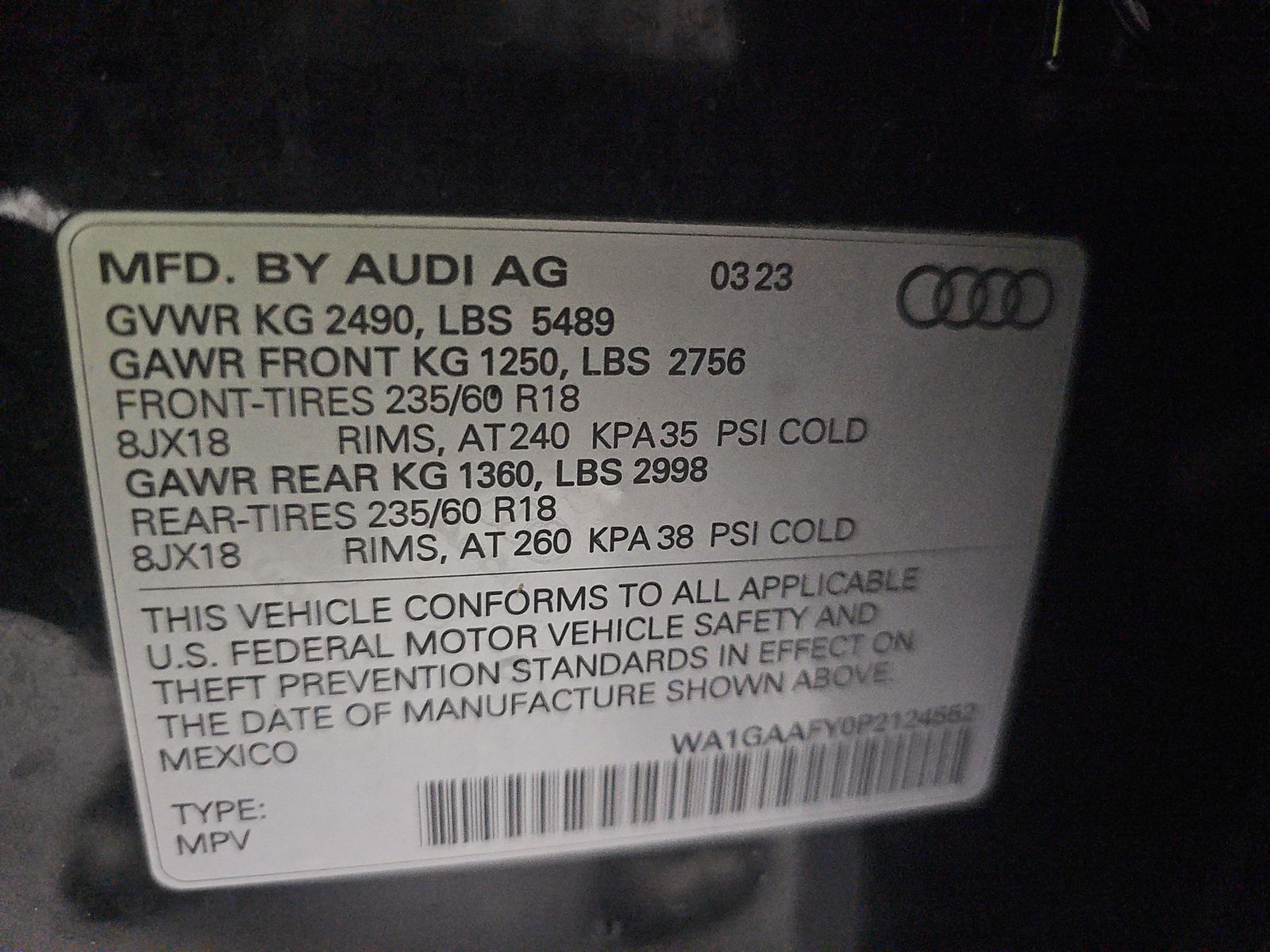 2023 Audi Q5 S line Premium AWD