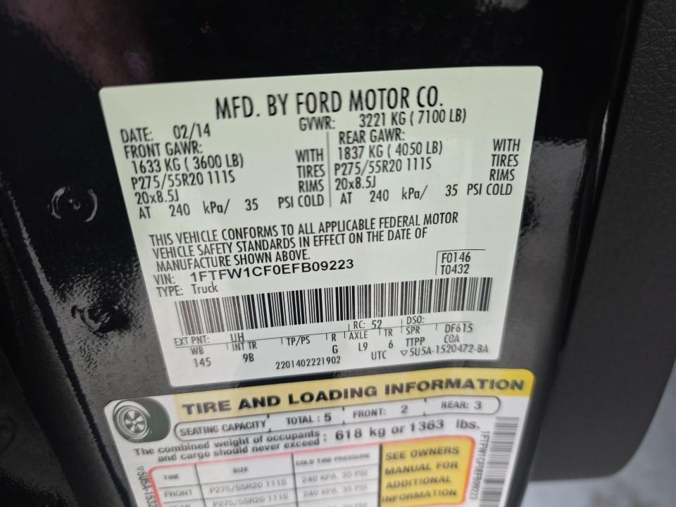 2014 Ford F-150 Platinum RWD