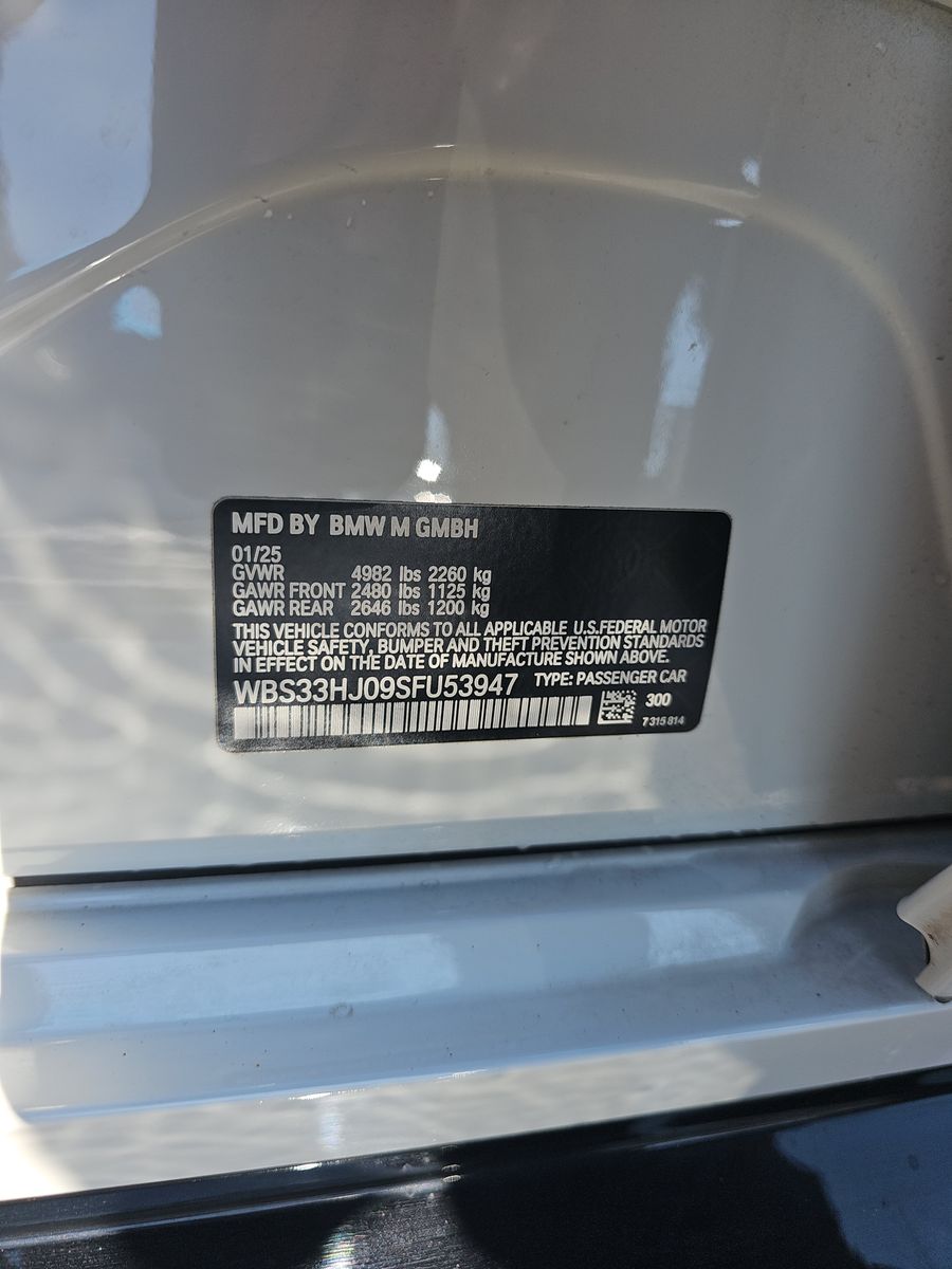 2025 BMW M3 Competition xDrive AWD