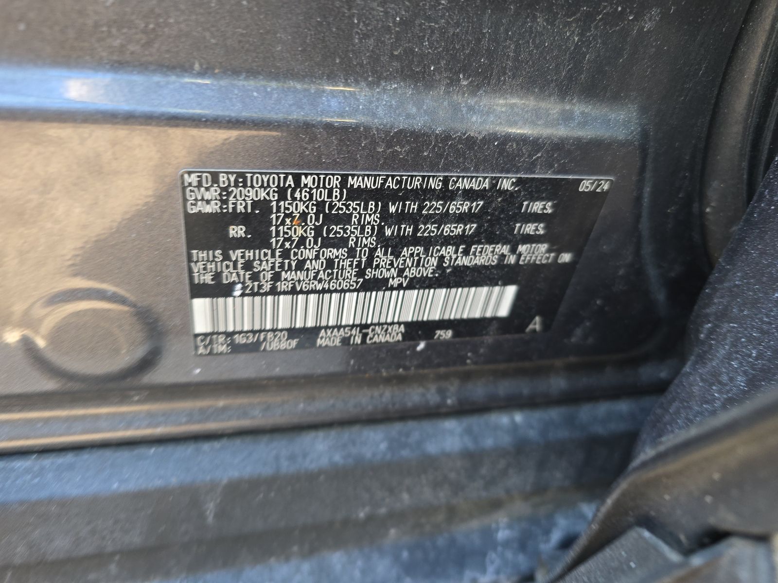 2024 Toyota RAV4 LE AWD