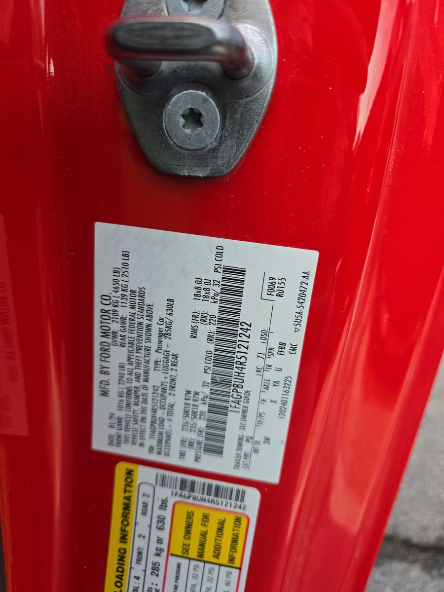 2024 Ford Mustang EcoBoost Premium RWD