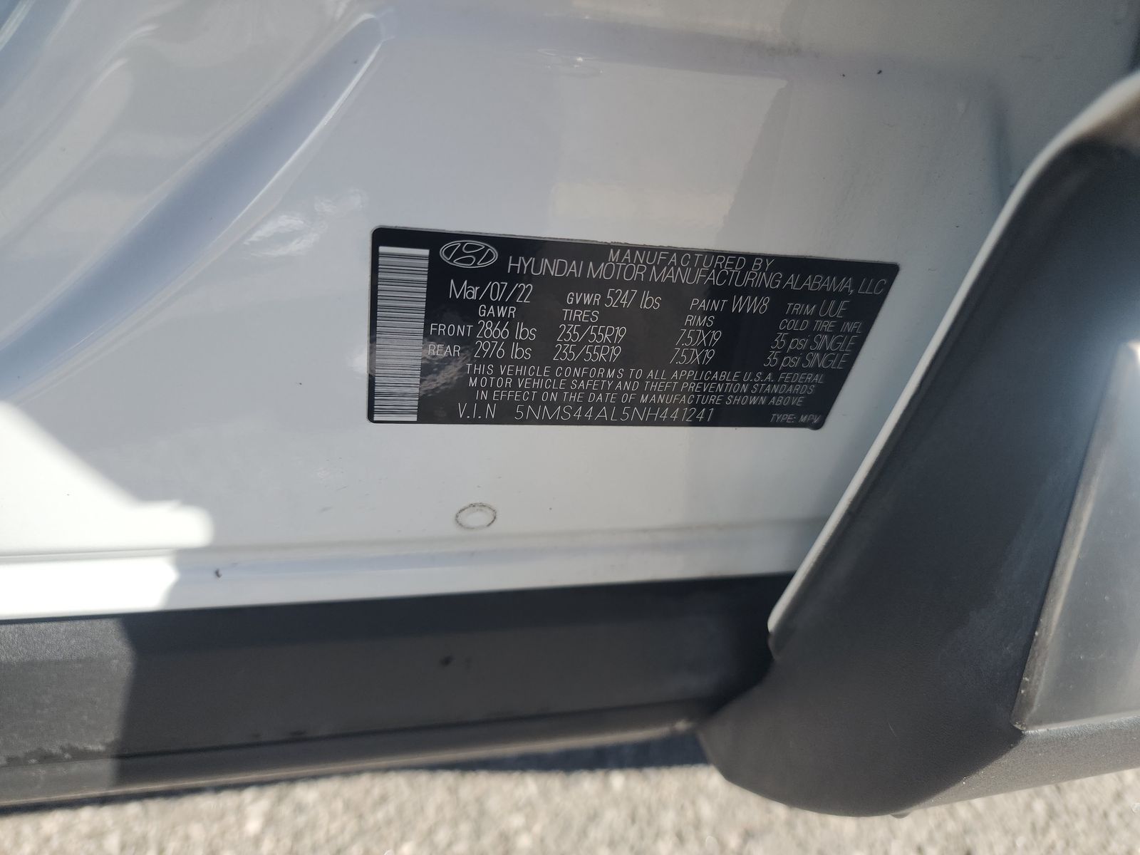 2022 Hyundai Santa Fe Limited FWD