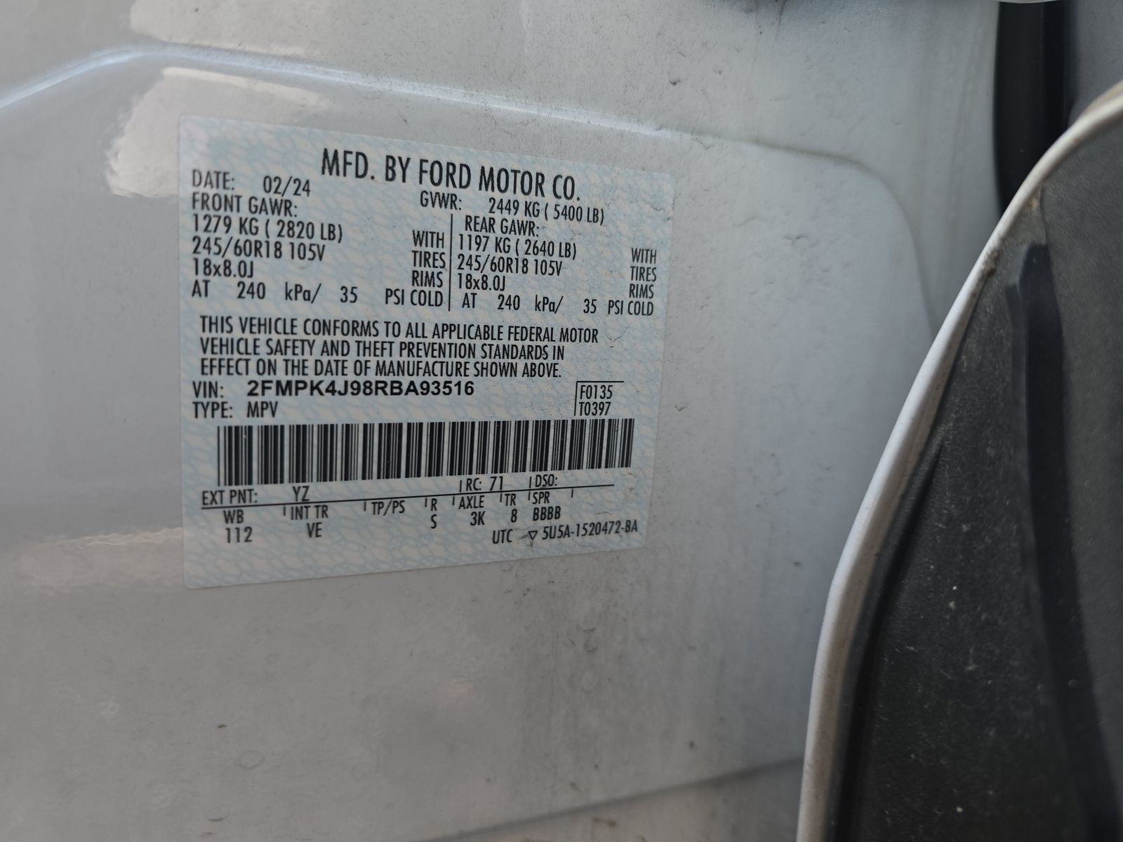 2024 Ford Edge SEL AWD