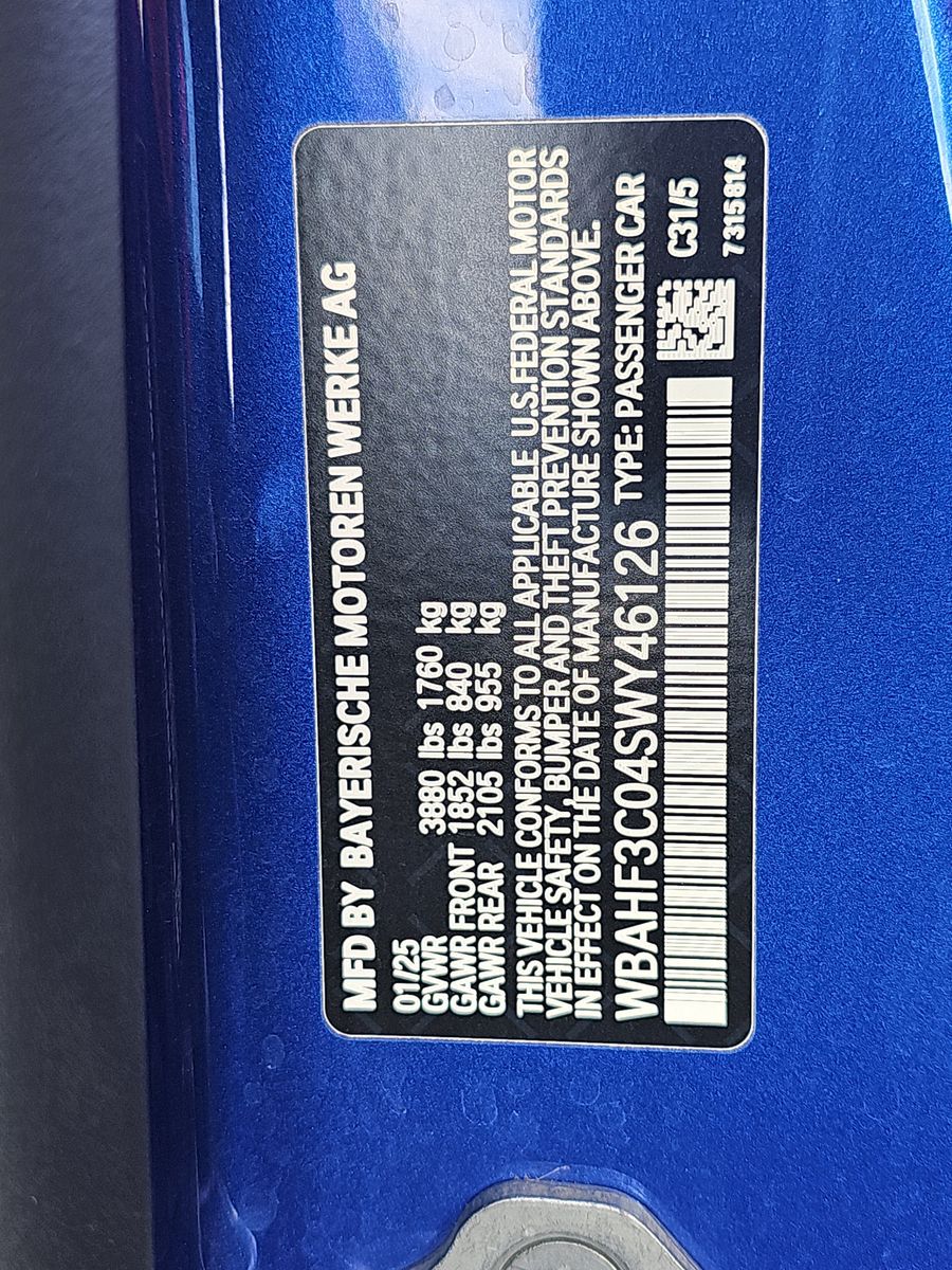 2025 BMW Z4 sDrive30i RWD