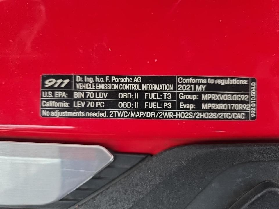 2021 Porsche 911 Carrera RWD