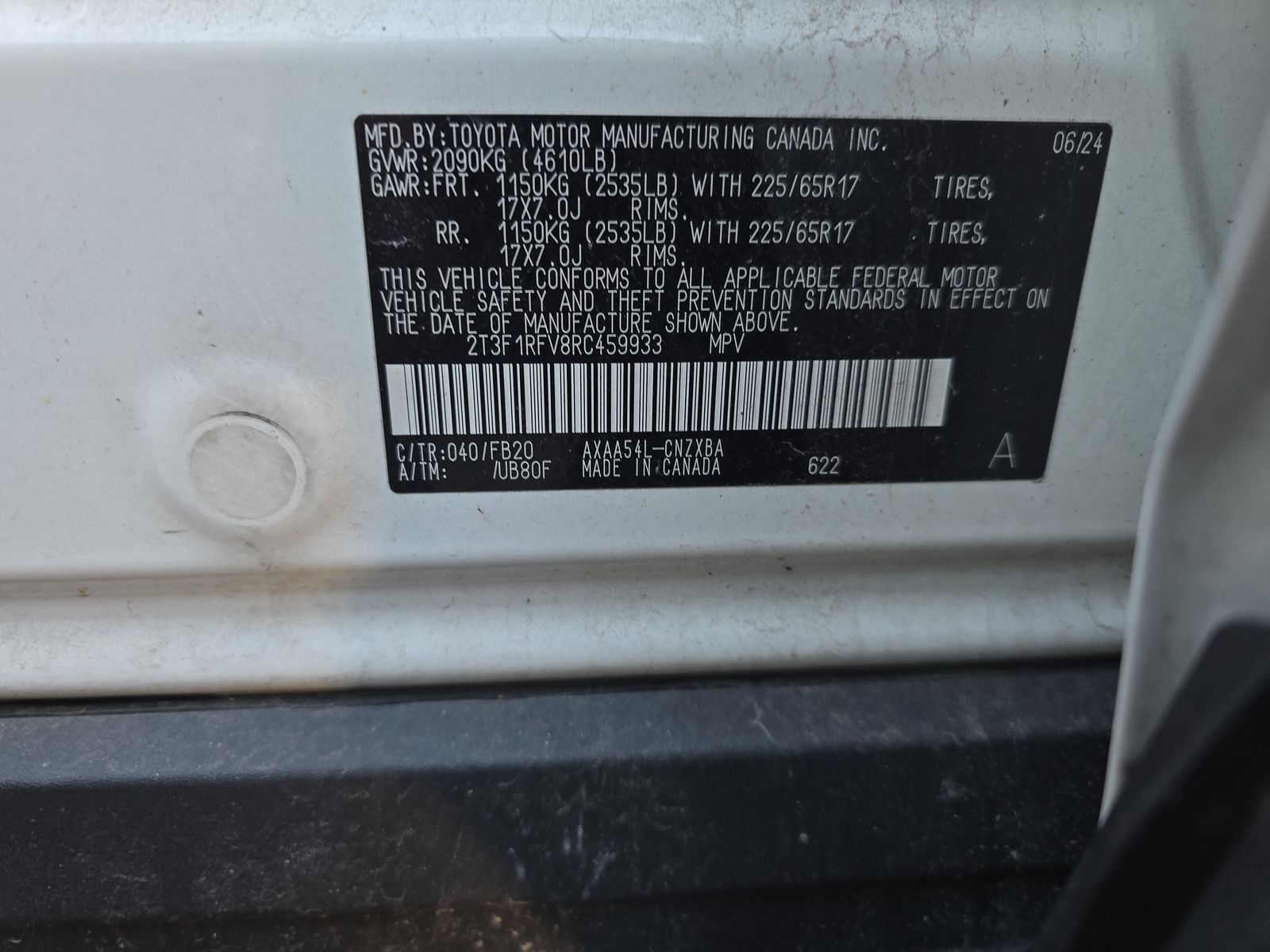 2024 Toyota RAV4 LE AWD