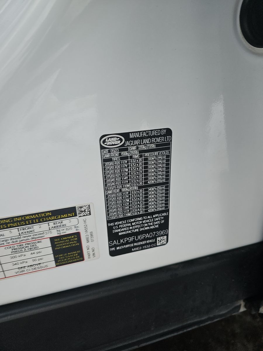 2023 Land Rover Range Rover SE AWD