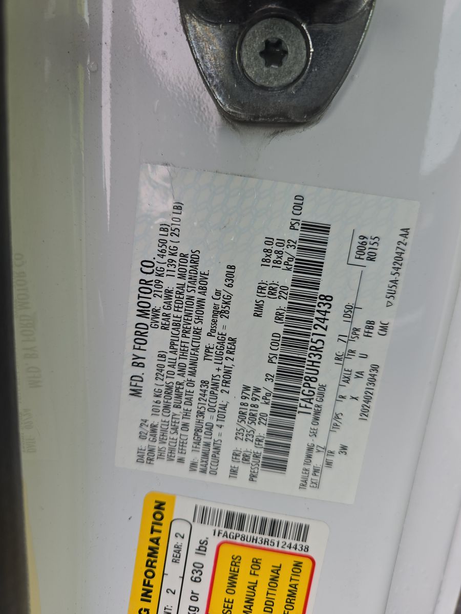 2024 Ford Mustang EcoBoost Premium RWD