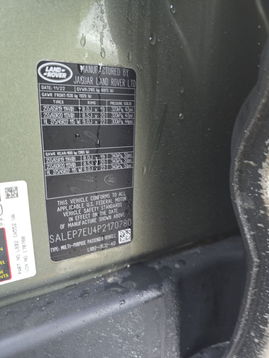 2023 Land Rover Defender 110 SE AWD