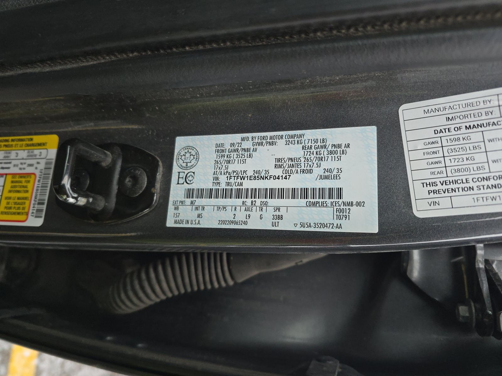 2022 Ford F-150 XLT AWD