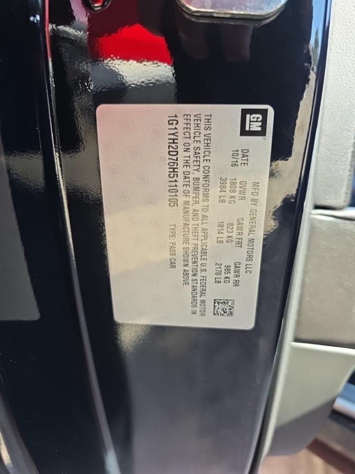 2017 Chevrolet Corvette Stingray Z51 RWD