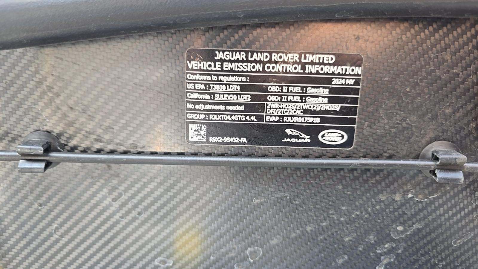 2024 Land Rover Range Rover Sport SV Edition One Obsidian Black AWD