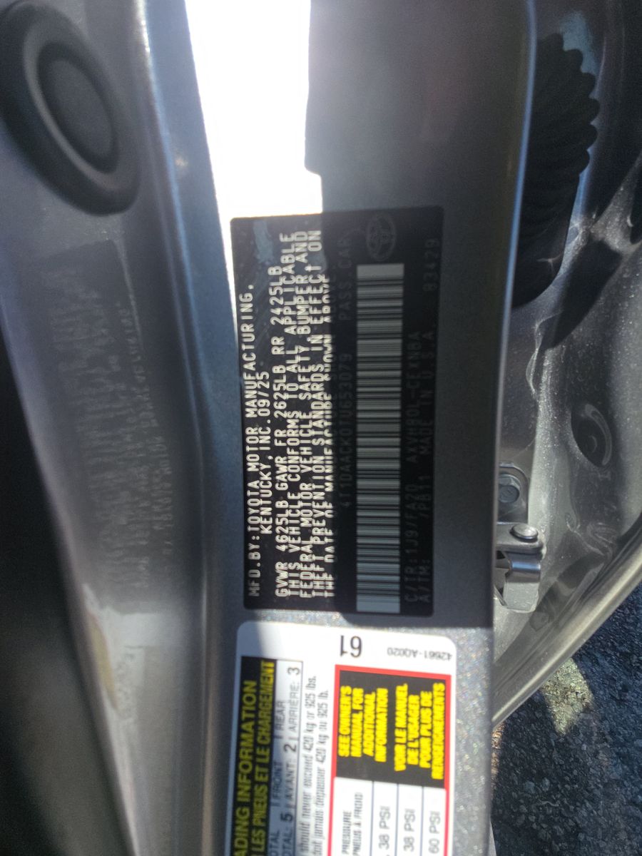 2026 Toyota Camry LE FWD