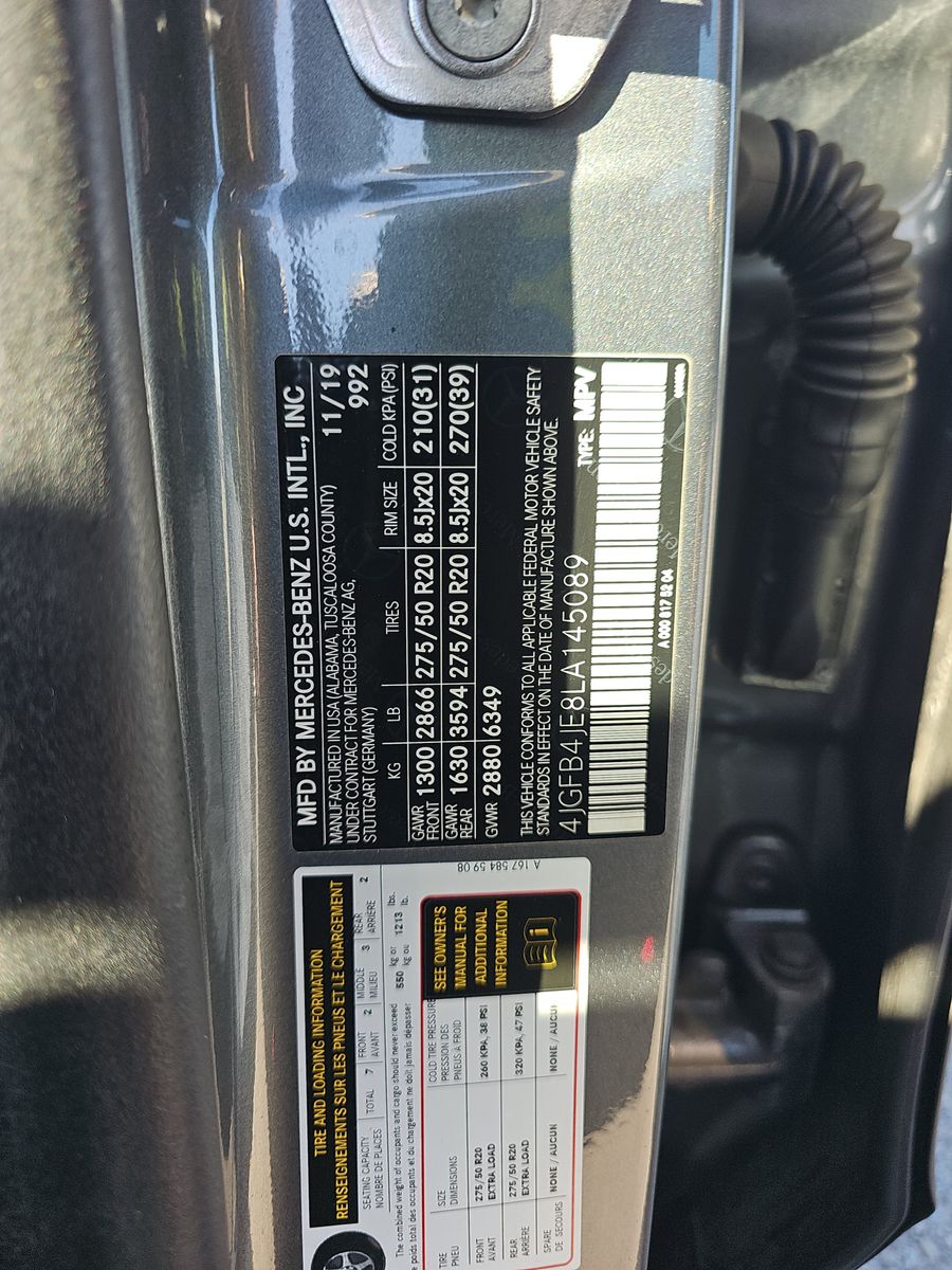 2020 Mercedes-Benz GLE GLE 350 RWD