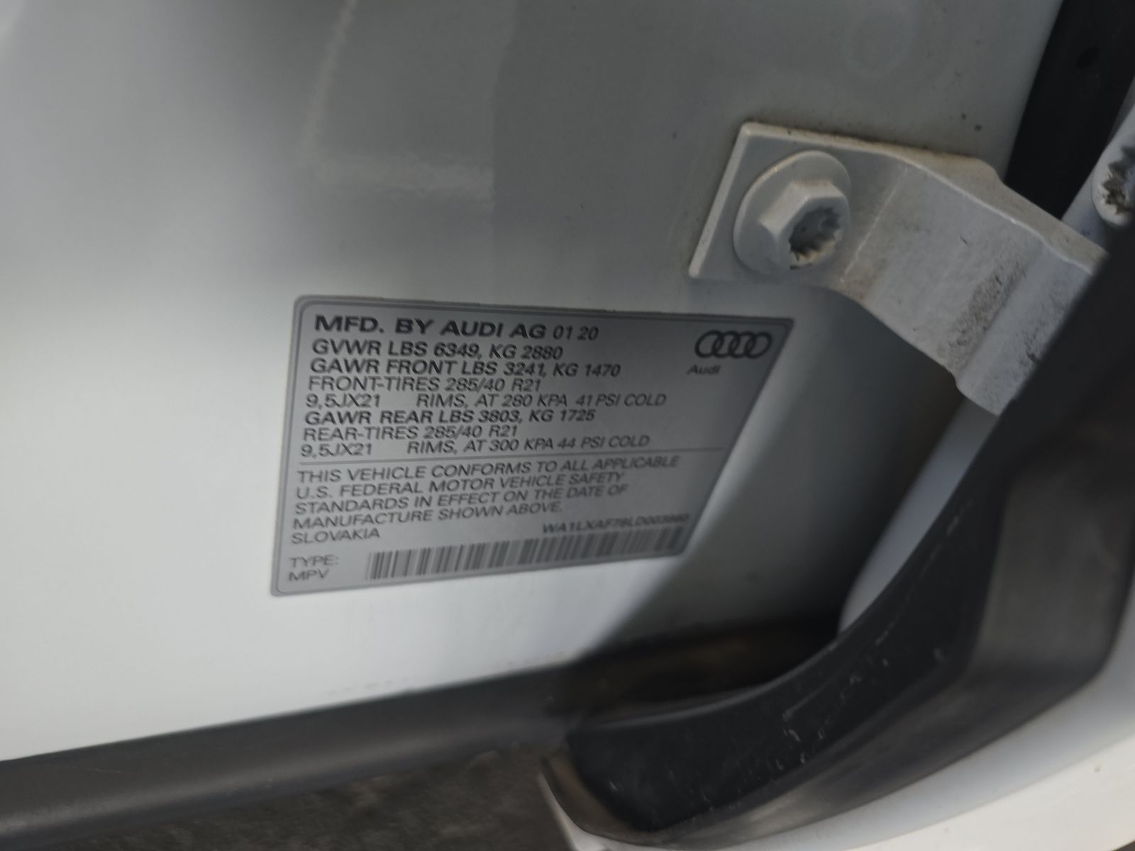 2020 Audi Q7 3.0T Premium Plus AWD