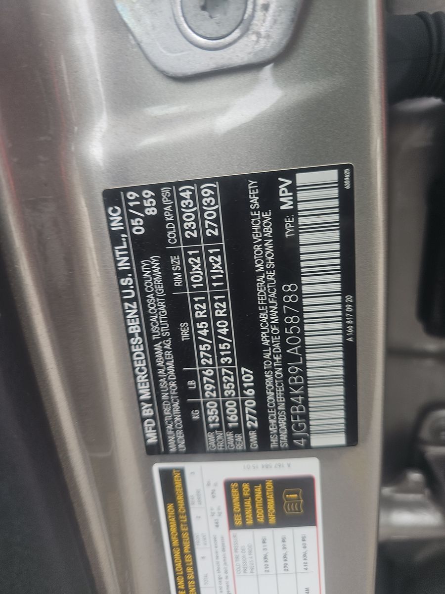 2020 Mercedes-Benz GLE GLE 350 AWD