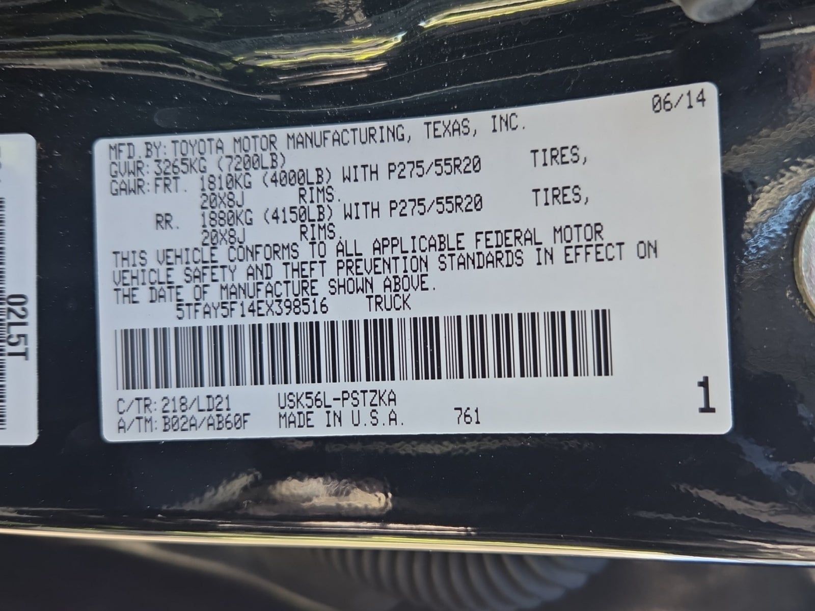 2014 Toyota Tundra 1794 Edition AWD