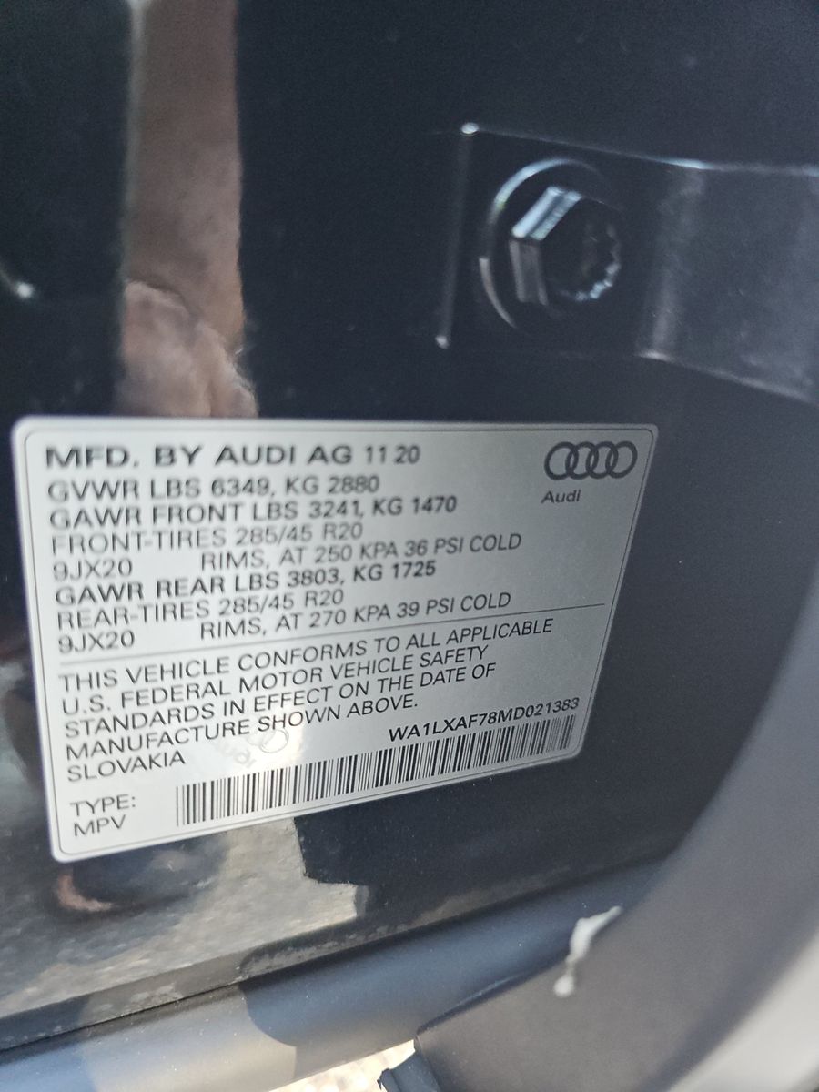 2021 Audi Q7 3.0T Premium Plus AWD