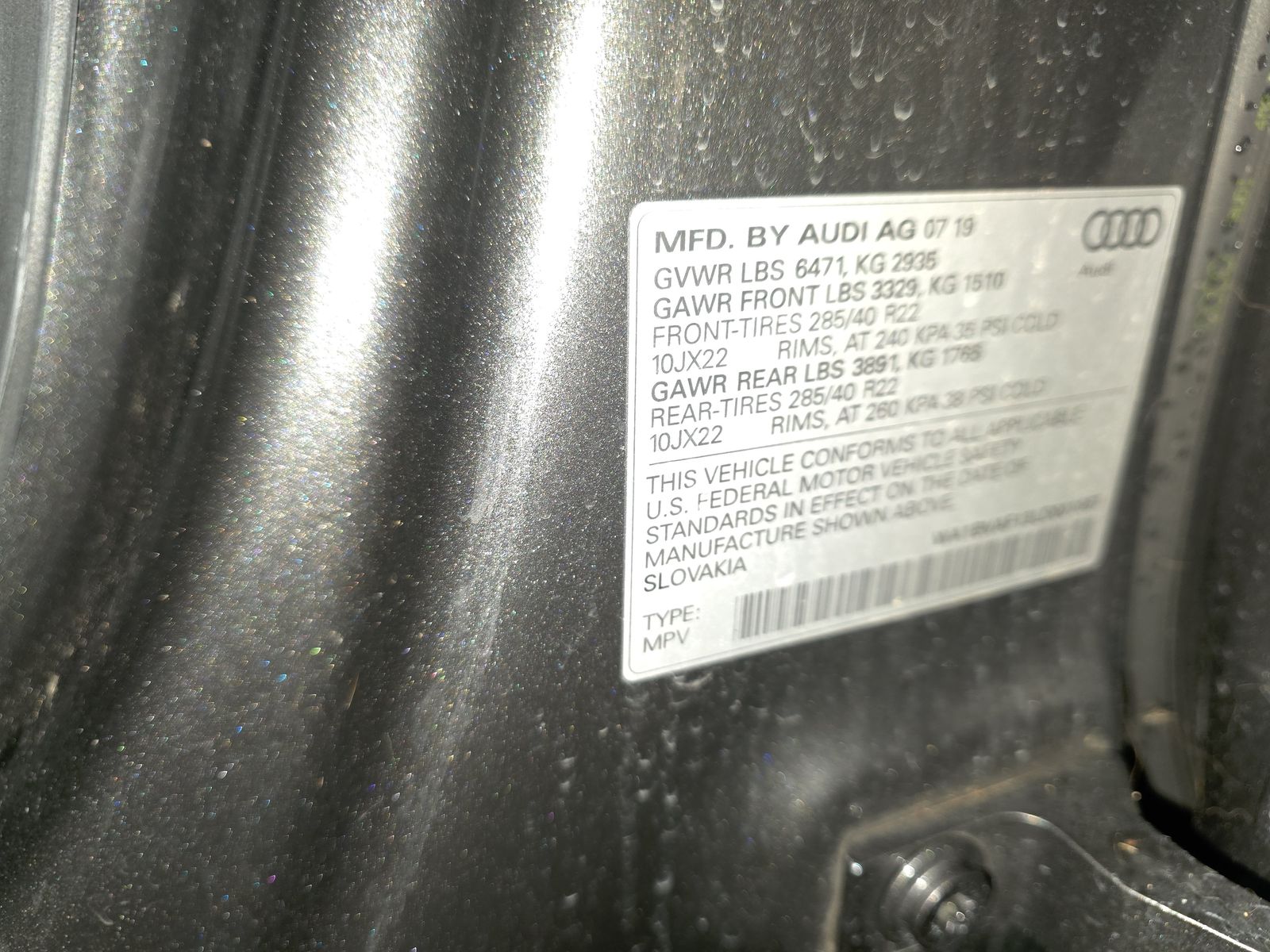 2020 Audi Q8 Premium Plus AWD