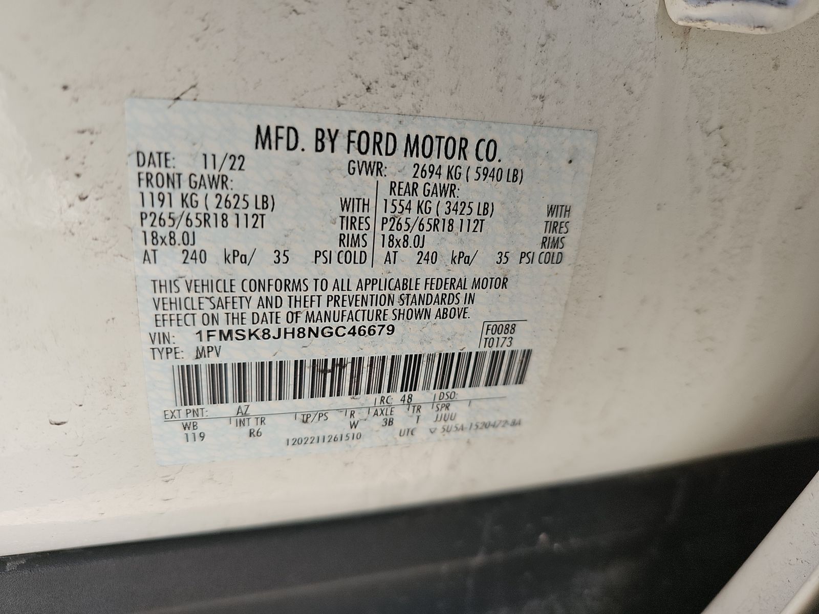 2022 Ford Explorer Timberline AWD