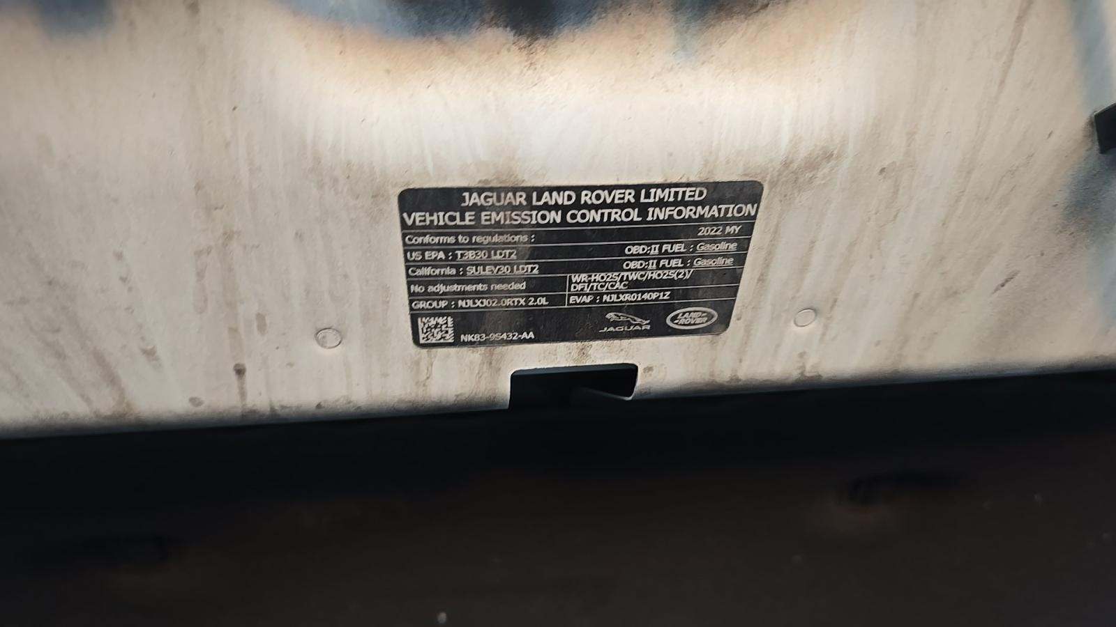 2022 Land Rover Range Rover Velar R-Dynamic S AWD